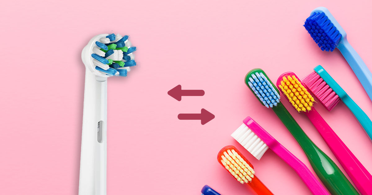 Manual or Electric Toothbrushes